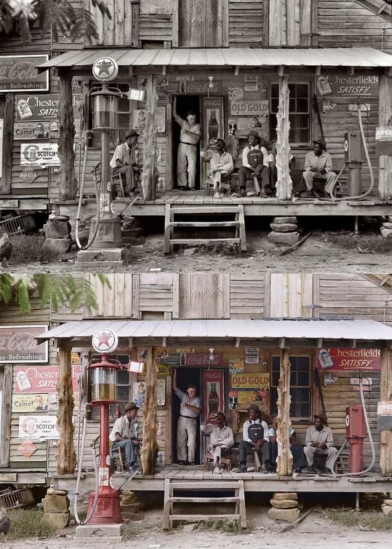 quotOld goldquot valsts... Autors: arcaninee 10 vēsturiski melnbalti foto ieguvuši krāsas.