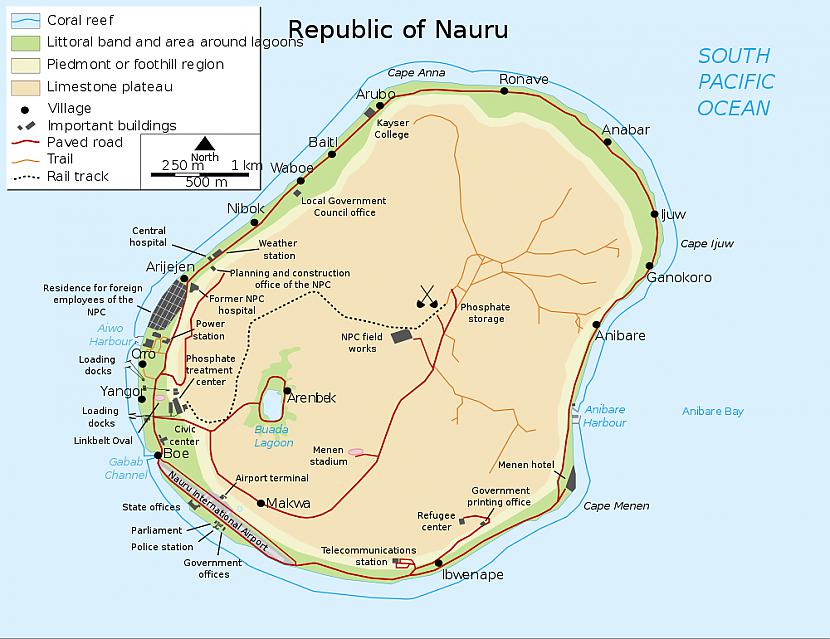 Nauru oficiāli Nauru Republika... Autors: Sulīgais Mandarīns Nauru - valsts bez galvaspilsētas