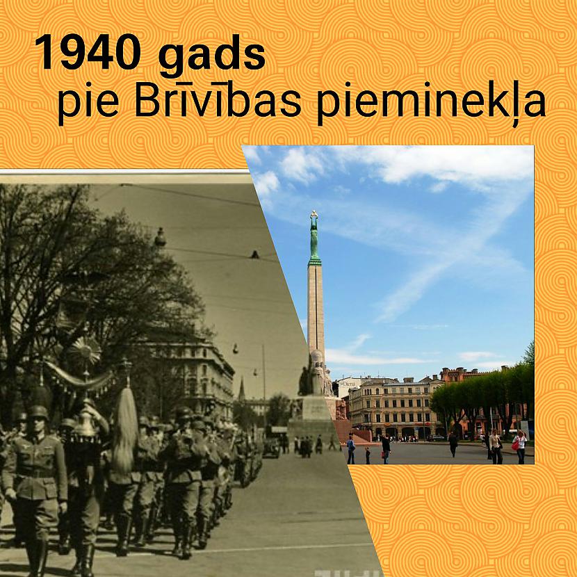 Vācijas SS karavīri iesoļo... Autors: ghost07 Kas izmainījies Rīgā pēdējo 100 gadu laikā?