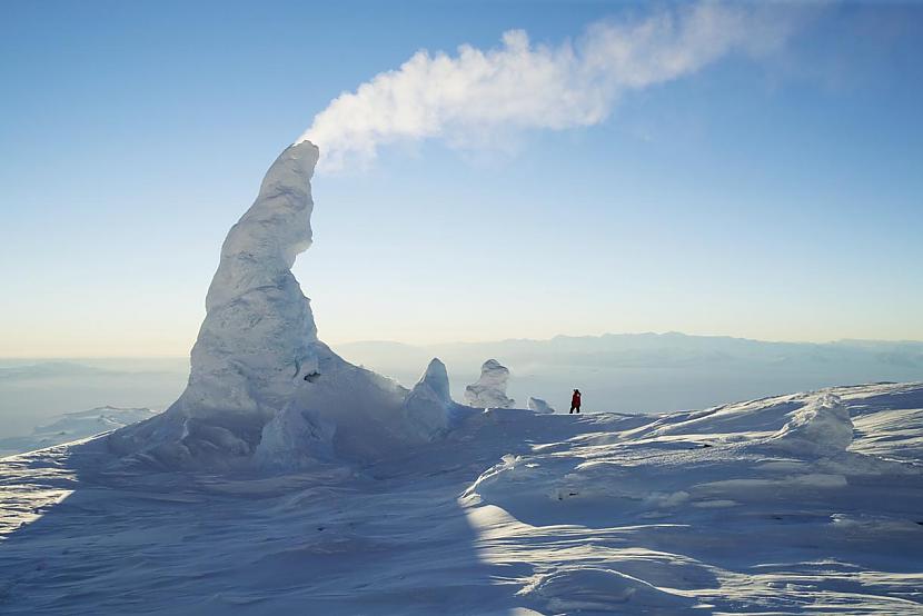 Kalna quotErebussquot ledus... Autors: Fosilija 10 dabas brīnumi
