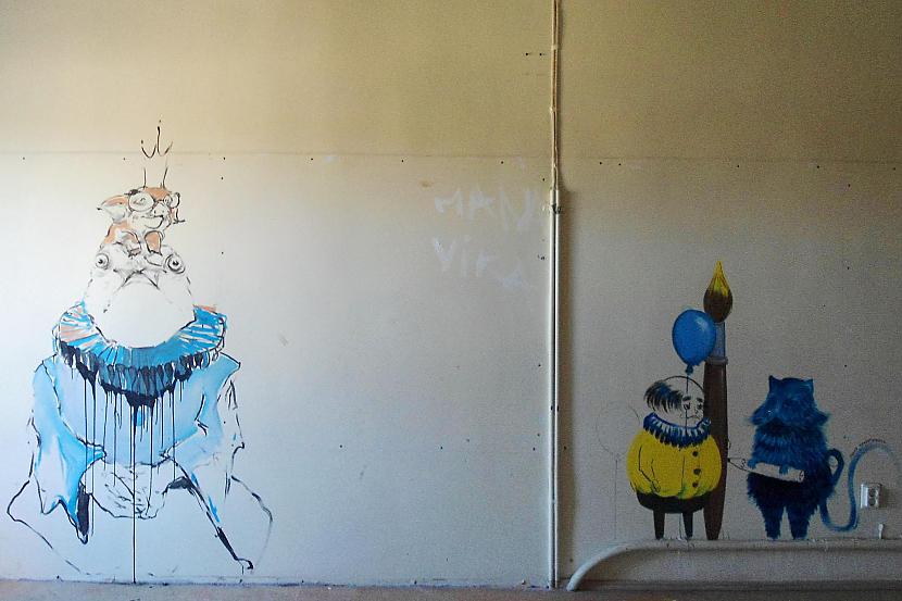 Vikas un Dagnes sienas... Autors: Maza dvēselīte Nabaga Joriks (ēkas bēres)