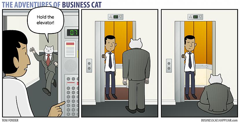  Autors: Fosilija Business cat komiksi eng #2