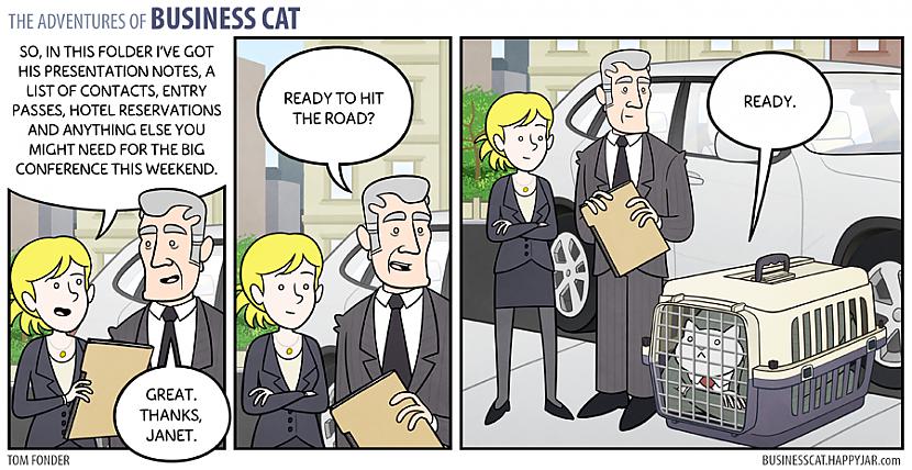  Autors: Fosilija Business cat komiksi eng #2