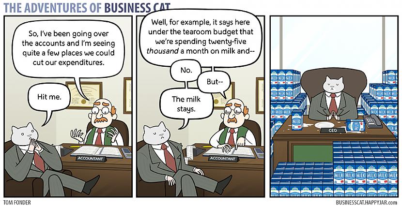  Autors: Fosilija Business cat komiksi eng #2