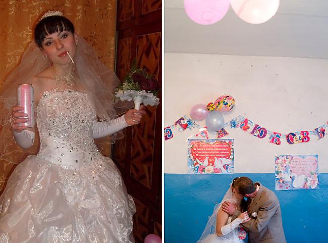 Lūk piemērs ko kāzu naktī un... Autors: kaķūns Krievija. Iespējams sliktākās kāzu bildes vēsturē !