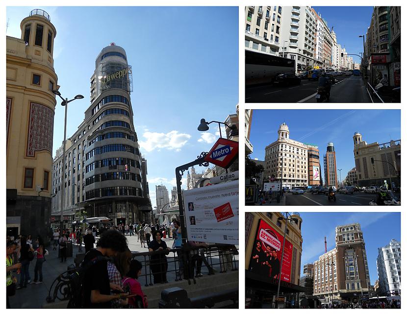 Dodos pa Gran Via talāk un pa... Autors: Pēteris Vēciņš Vecā labā Madride. Spānijas citadele Madride 1. daļa.