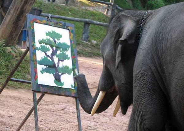 Izmantojot savu attīstīto... Autors: Lords Lanselots Tev tas jāredz!! Zilonis uzzīmē ziloni!!!