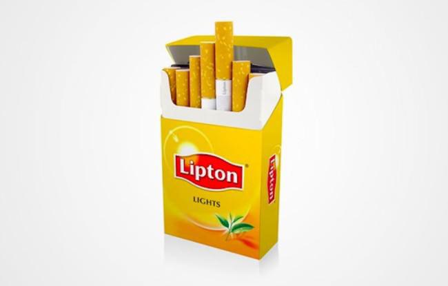 Vieglās cigaretes no tējas... Autors: Zozeebo 30 ironiski zīmolu produkti