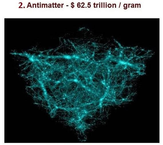 Antimatērija  55000000000000... Autors: KALENS 17 retākie un dārgākie materiāli pasaulē!