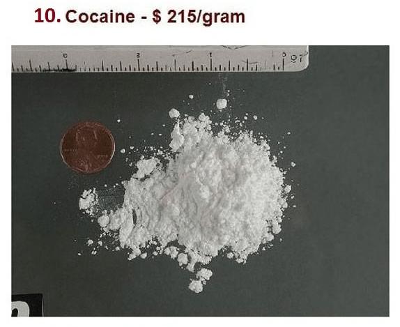 Kokaīns  190 EURgKokaīns ir... Autors: KALENS 17 retākie un dārgākie materiāli pasaulē!