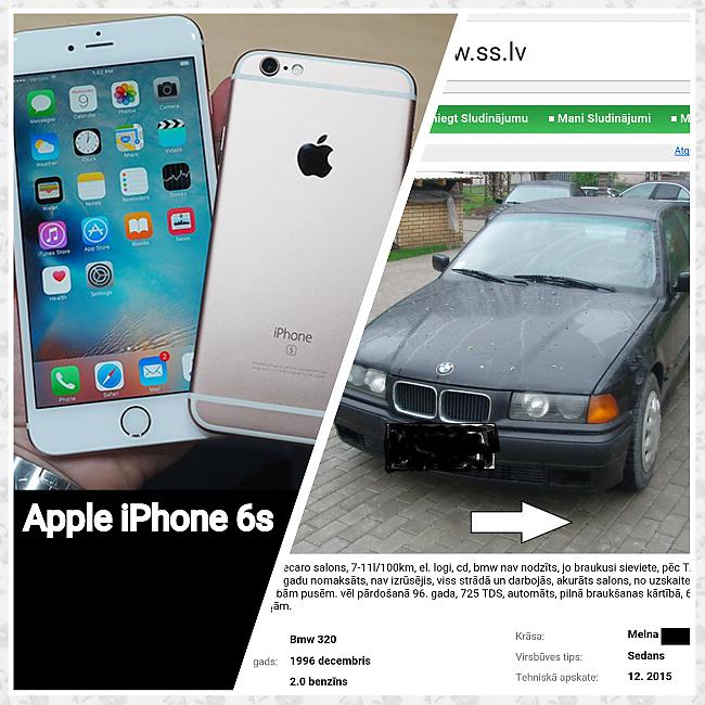 Par jauno iphone 6s cenu... Autors: ghost07 7 Lietas, ko var nopirkt par jaunā Apple iPhone 6s cenu