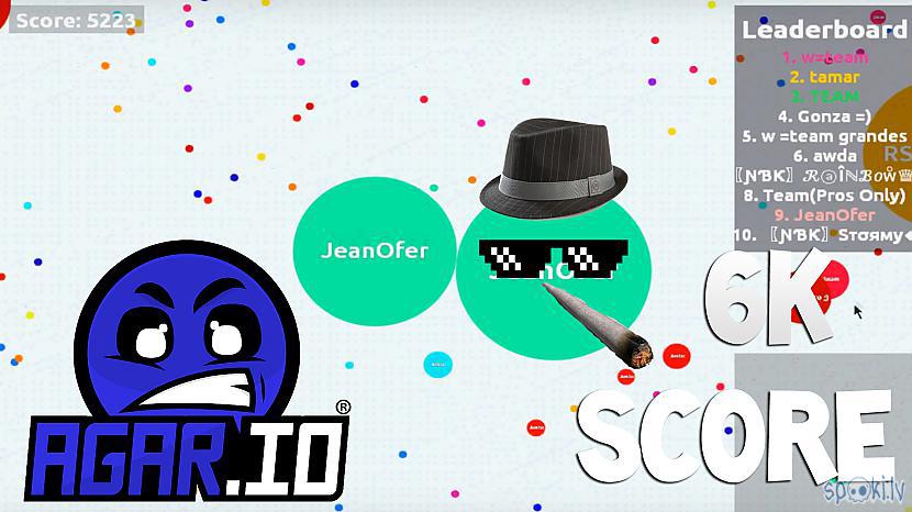  Autors: Roberts  Deniro Agar.io - Kā tikt leaderboardā ? 5.Vieta.