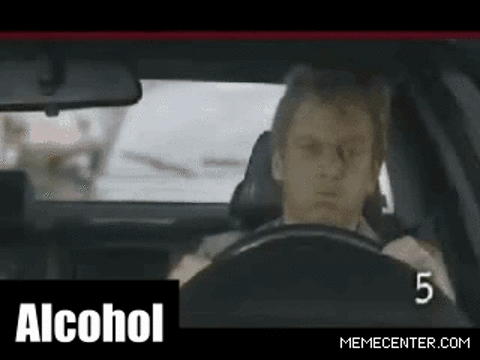 Alkohols gan nerullē tādā... Autors: Mao Meow Top 10 narkotikas, kuras nelietot, esot pie mašīnas stūres!