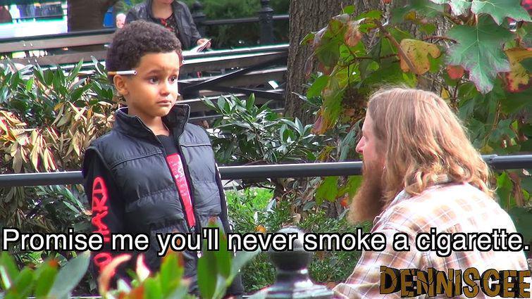 Taču visvairāk atmiņā palika... Autors: zeminem 10-gadīgs puisēns lūdz pieaugušajiem aizsmēķēt. Viņu reakcija jūs pārsteigs!