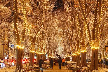Sendai  scaronajā pilsētā... Autors: Fosilija Ziemas gaismas šovi Japānā