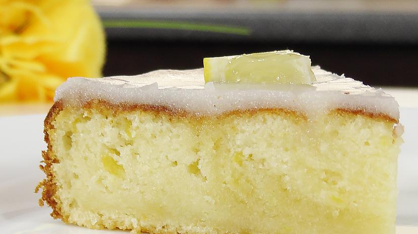 Citronu kūka ar cukura glazūru Autors: Video Virtuve Citronu kūka ar cukura glazūru
