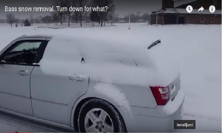  Autors: rihcaa Notīri no mašīnas sniegu - izmantojot jaudīgu audiosistēmu !