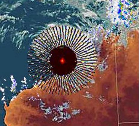 Scaronī radara bilde tika... Autors: Lestets Klimata kontrole: Austrālija