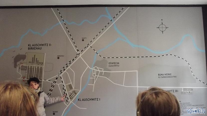 Kartē redzamas visas nometnes Autors: Fosilija Es tur biju, es to redzēju - Aušvices koncentrācijas nometne Birkenau #1