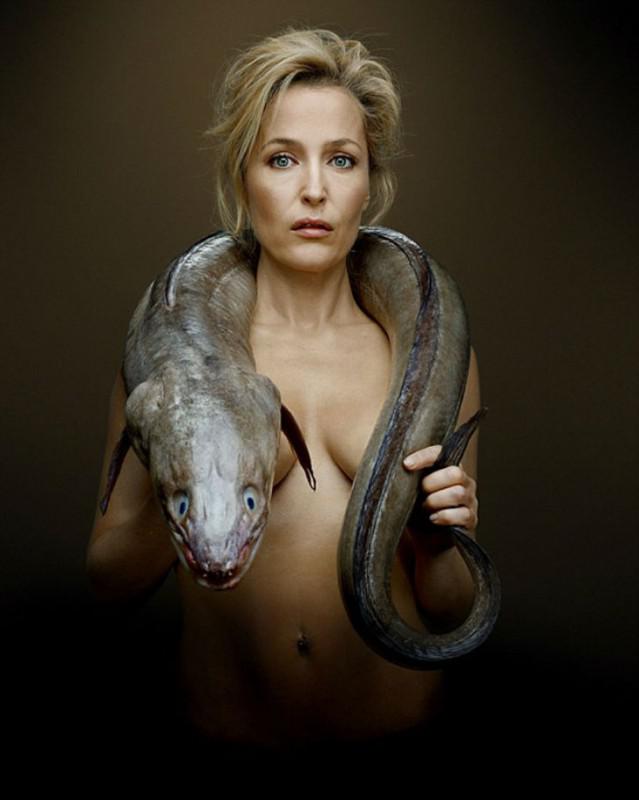 Aktrise Gillian Anderson Autors: ezkins Glābjam zivis!
