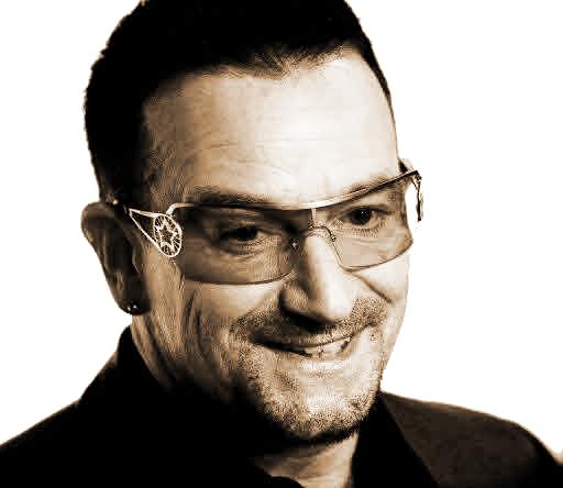 Grupas U2 solists Bono savu... Autors: papīrgrozs 12 atlasīti fakti par Rock'n'Roll leģendām