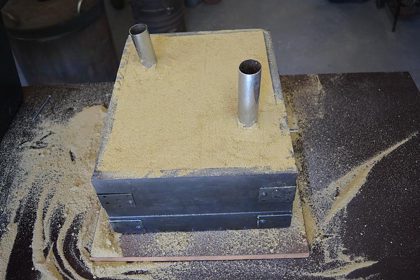  Autors: Fosilija Mans pirmais green sand casting projekts