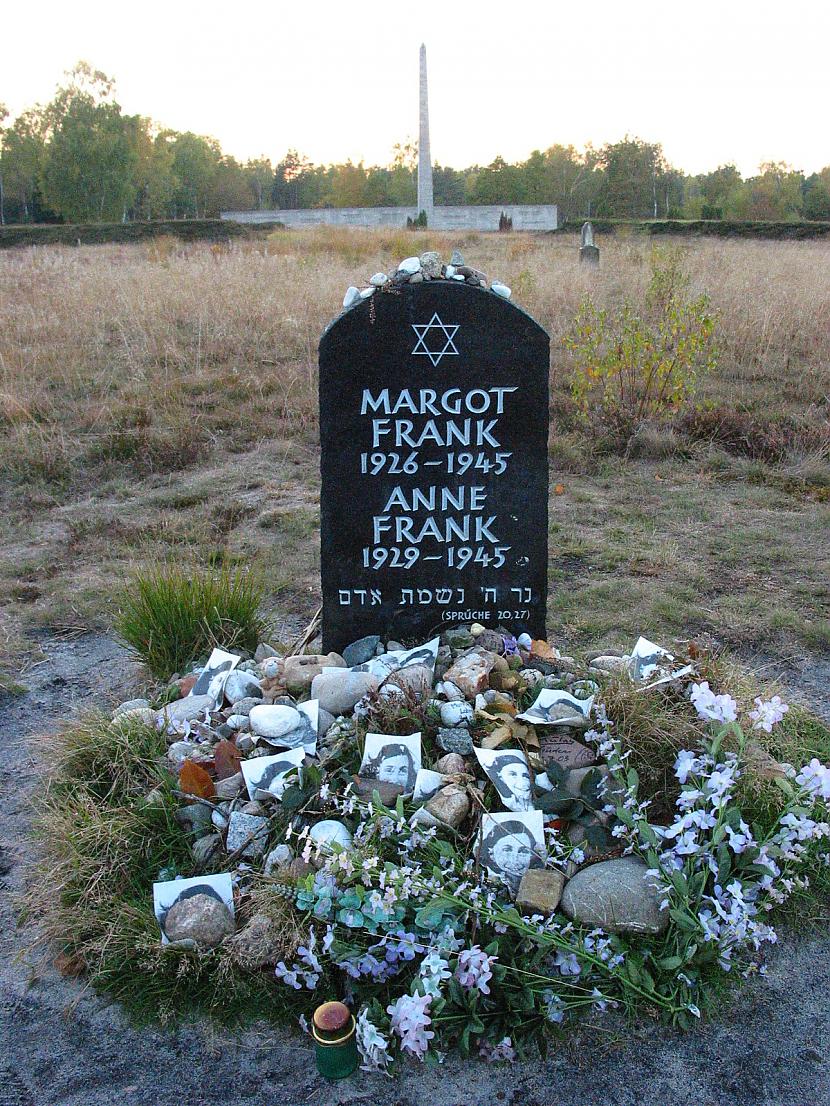 Anne Franka  vācu ebreju... Autors: Testu vecis Slavenību kapavietas (4)