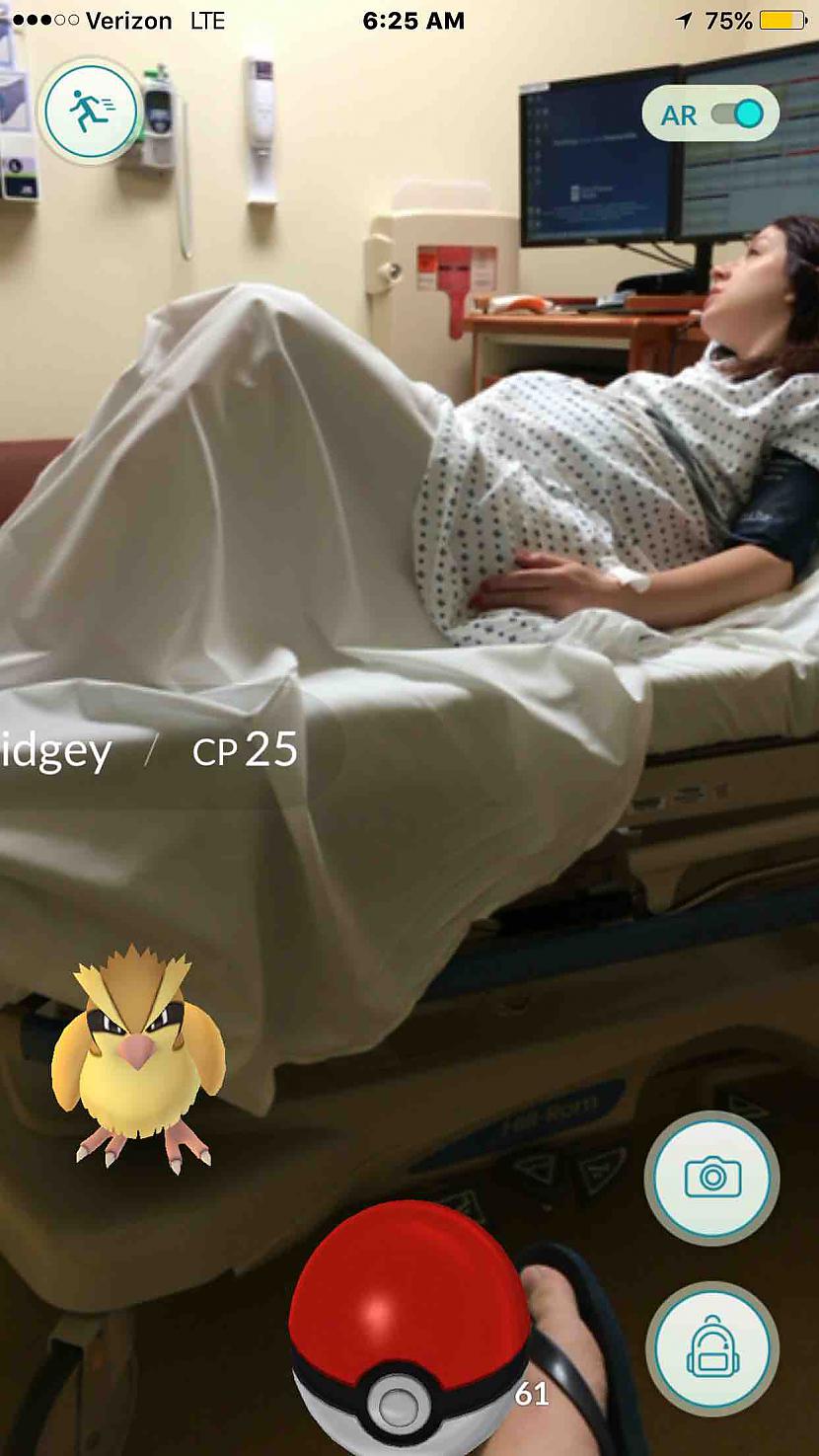 Kad sievas dzemdību laikā vīrs... Autors: rencisss Pokemon Go vājprāts!