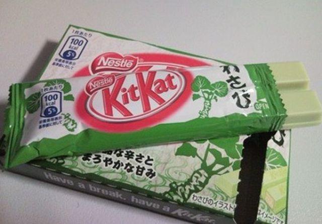 KitKat ar zaļās tējas un piena... Autors: KaķēnsPirž 28 mums nezināmi produkti, kurus ražo slavenas firmas: tu esi ko tādu redzējis?
