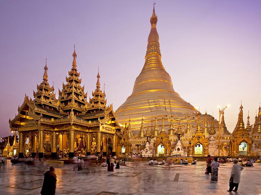 Scaronvedagonas pagoda Burma Autors: sfinksa Aizraujoši tūrisma objekti pasaulē