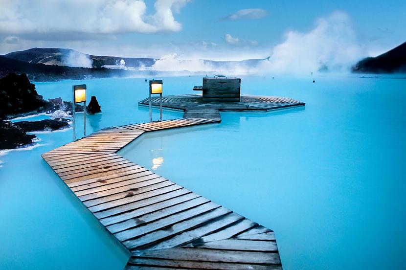 Zilā lagūna Islande Autors: sfinksa Aizraujoši tūrisma objekti pasaulē