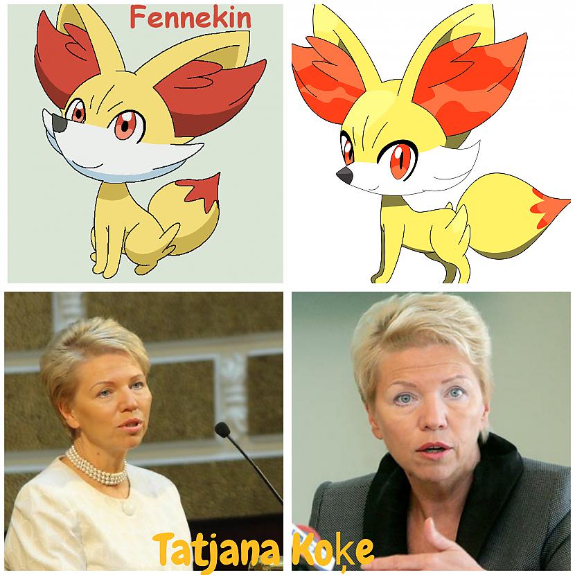 Fennekin ir uguns tipa... Autors: ghost07 Pokemoni vs Latvijas politiķi (salīdzinājums)