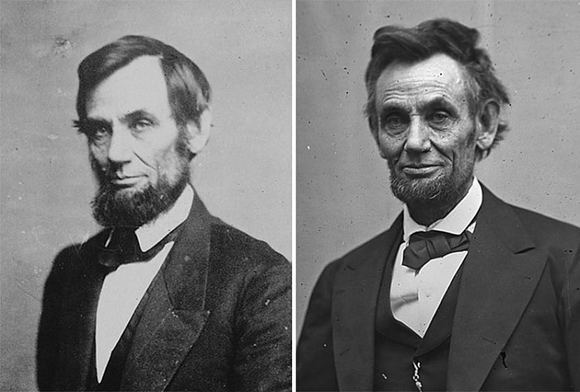 Abraham Lincoln 18611865 Autors: GOPNIKSTYLE 10 ASV prezidenti, pirms un pēc.