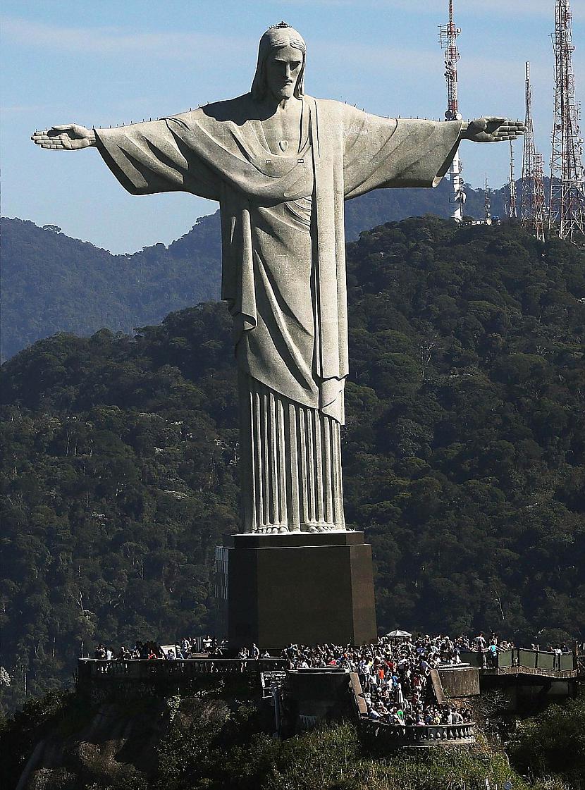 Kristus Statuja ir brīvi... Autors: matilde Kā radās viens no 7 pasaules brīnumiem: Kristus Pestītāja statuja Rio