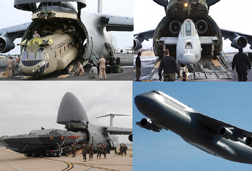 Lockheed C5 GalaxynbspScaronī... Autors: Agresīvais hakeris 10 lielākie militārie lidaparāti vēsturē!