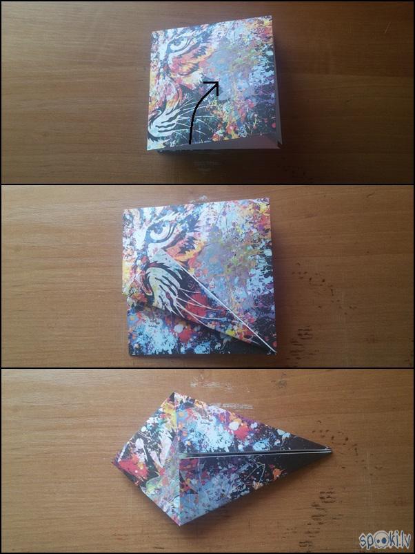 Kvadrātam vajadzētu būt... Autors: Zviedriete How to: origami dzērvīte