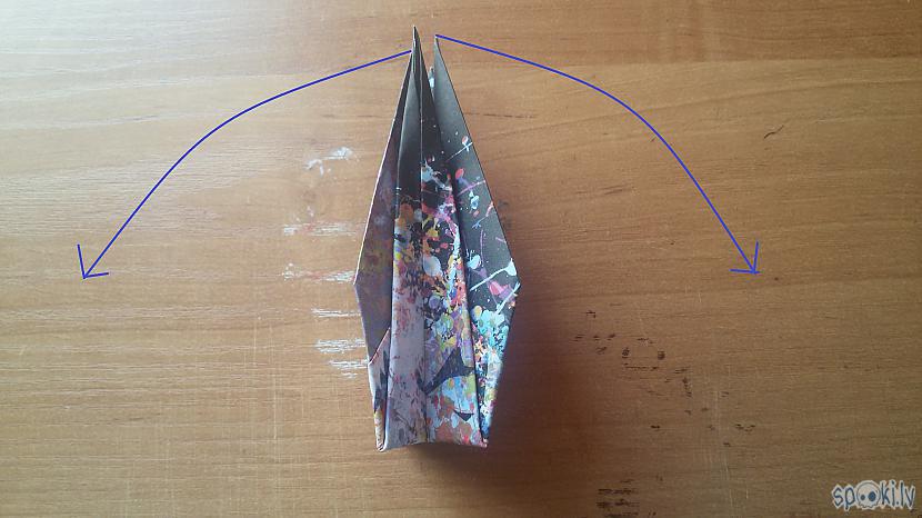 No iepriekscaronējā soļa... Autors: Zviedriete How to: origami dzērvīte