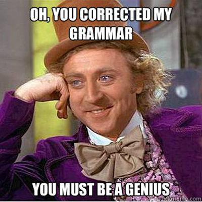 Wow tu atradi gramatikas kļūdu... Autors: Sarius Miris Džīns Vailders