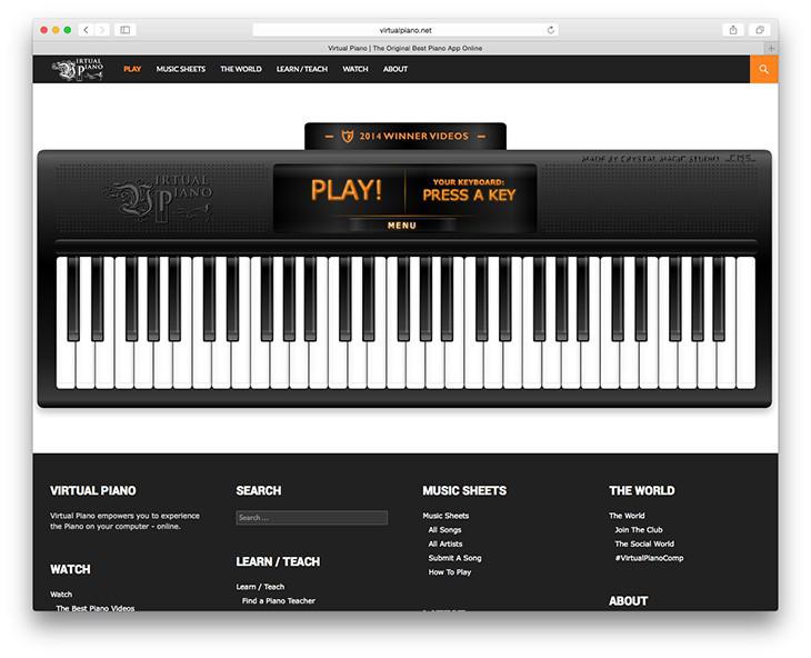 Virtuālas klavieres ... Autors: Lords Lanselots Nezināmas mājaslapas, kuras jums noteikti jāapskata!