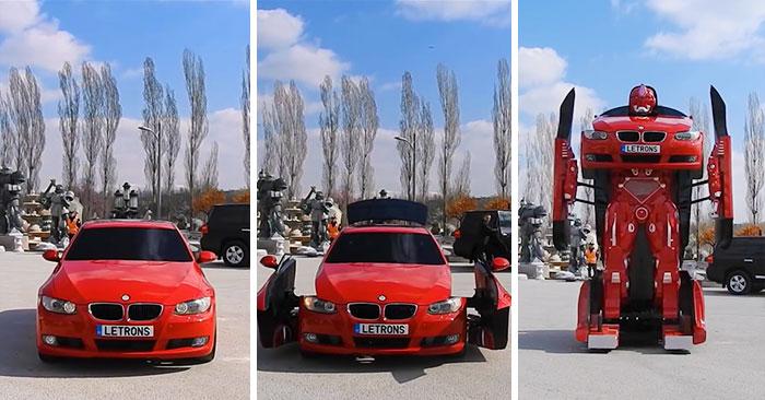  Autors: matilde Turku inženieri izveidoja īstu BMW transformeri