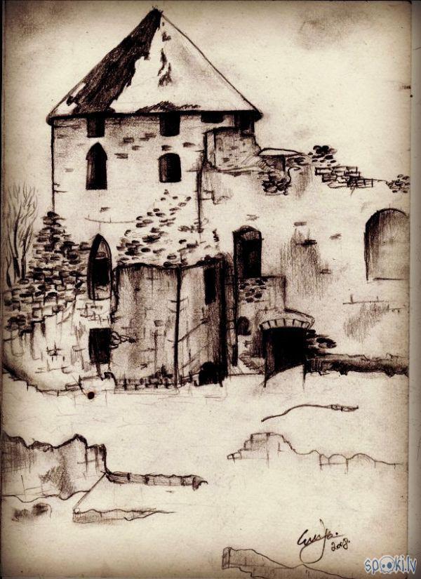Cēsu Livonijas Ordeņa pils ... Autors: DustySpringfield Krājumos atrasti zīmējumi.