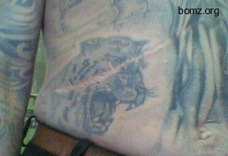 Tīģera tetovējums nozīmē to ka... Autors: Cars Putins Krievijas cietumu tetovējumi. To nozīme.