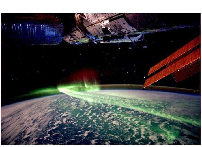 Ziemeļblāzma no kosmosa Autors: kaķūns 70 interesanti foto ar aprakstiņiem #6