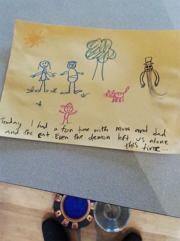 Bērni Autors: Volāns 10 paši baismīgākie bērnu zīmējumi