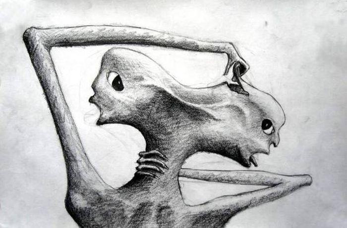  Autors: Jangbi Ar šizofrēniju slimo cilvēku zīmējumi