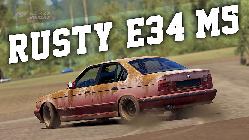 RUSTY BMW E34 M5 - Forza Horizon 3 Gameplay