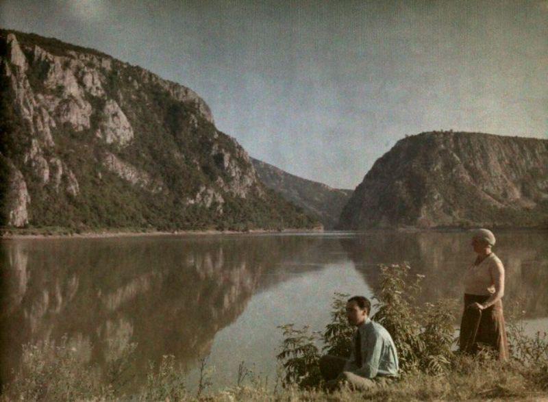 1930  skatas uz Donavu Autors: Lestets Retas bildes no Rumānijas pēc 1930. gada.