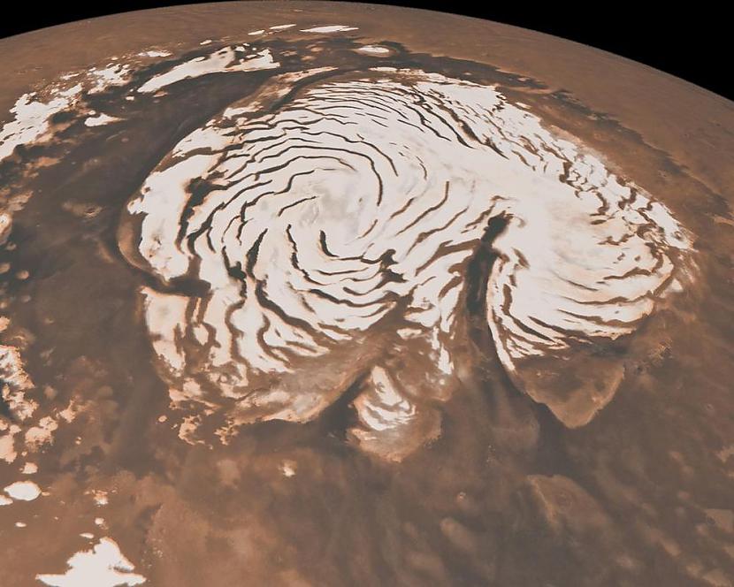 Viens no Marsa poliem Baltā... Autors: Fosilija Marss fotogrāfijās - šī planēta ir skaistāka kā domāji!