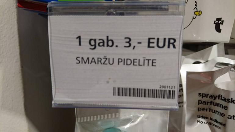 Mazā smaržu pidelīte Autors: zeminem 23 smieklīgi produkti no Latvijas veikalu plauktiem