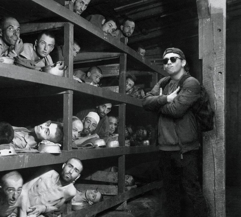  Autors: matilde Šajās 12 bildēs redzēsi, kāpēc nav pieklājīgi fotografēties uz pieminekļu fona